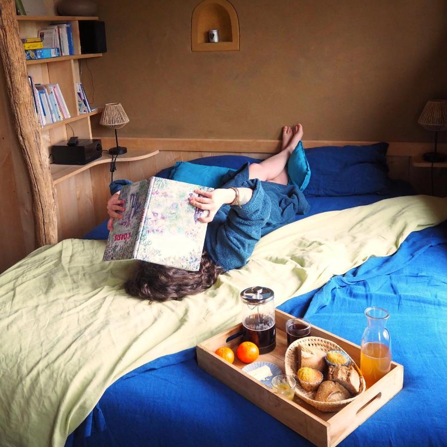 Ecolodge La Belle Verte Saint-Mʼhervé Eksteriør billede