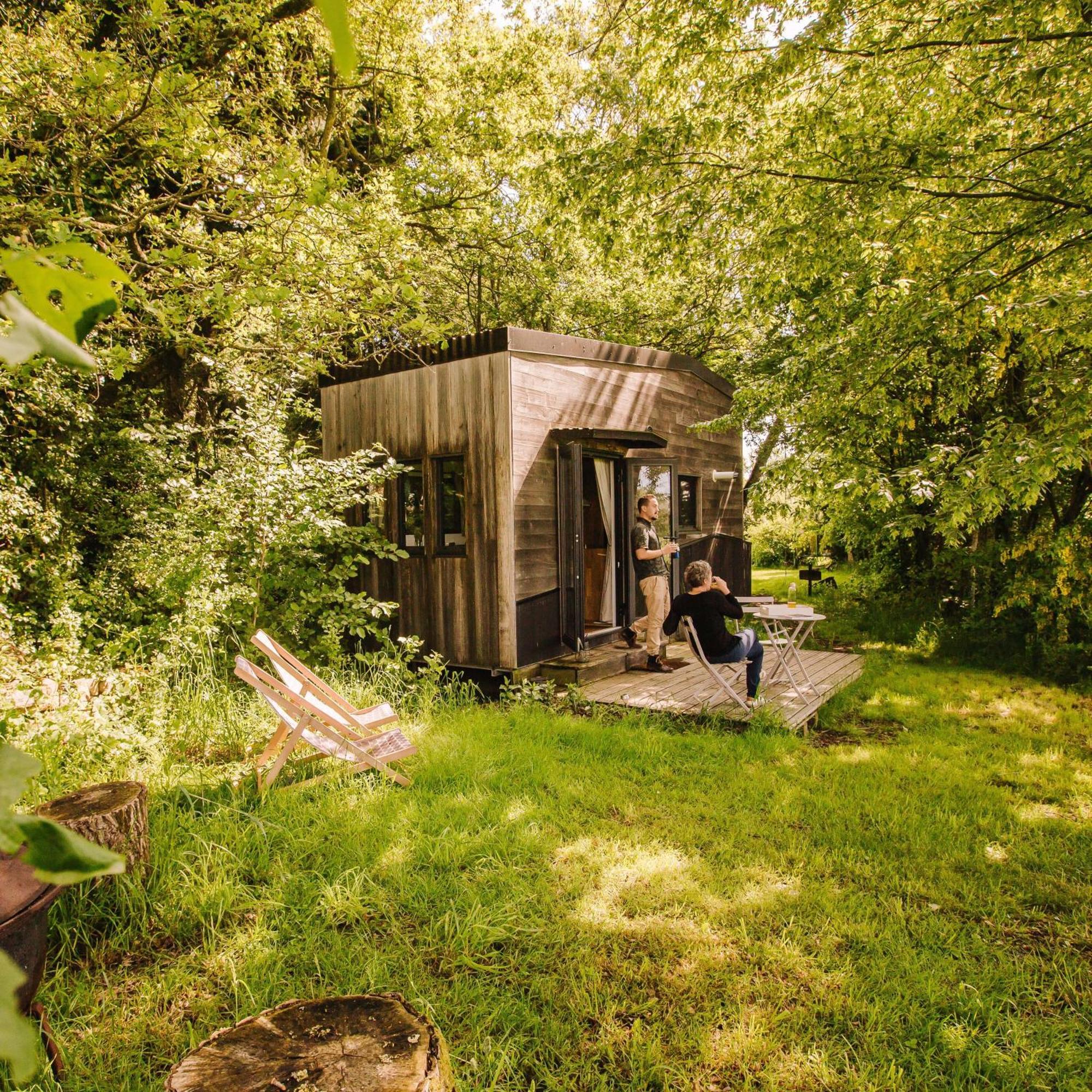 Ecolodge La Belle Verte Saint-Mʼhervé Eksteriør billede