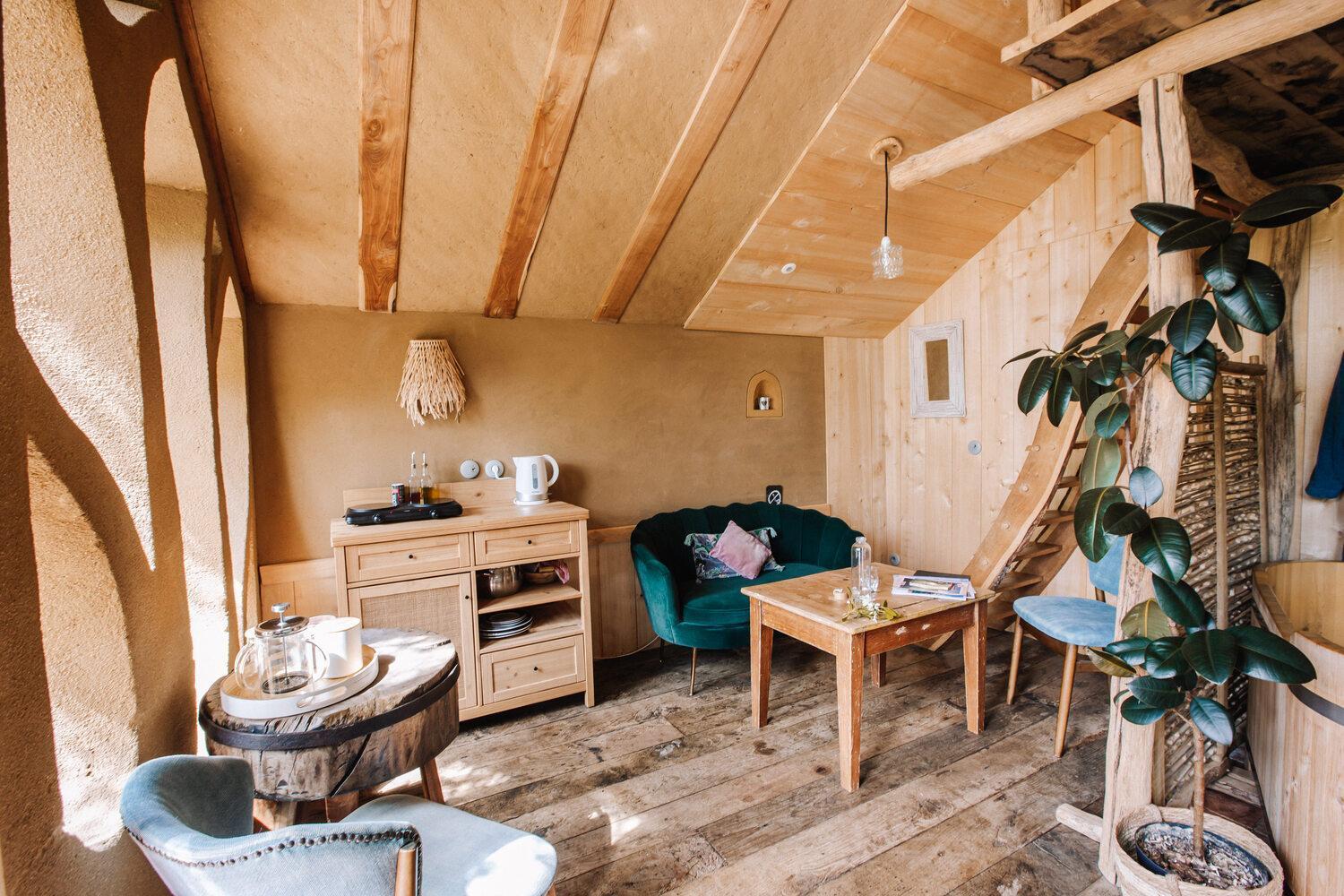Ecolodge La Belle Verte Saint-Mʼhervé Eksteriør billede